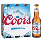 Coors Light 330ml Bottles 6 Pack